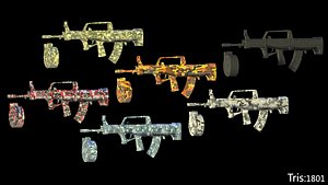 assault rifles fbx