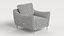 Sillón de cuero con brazos y sofá de 8 plazas