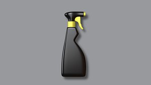 3D Modern Plastic Trigger Spray Bottle