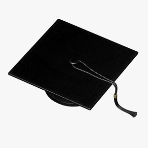3d model graduation cap