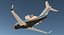 Business Jet Bombardier Challenger 604 Generic Rigged