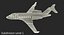Business Jet Bombardier Challenger 604 Generic Rigged