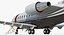 Business Jet Bombardier Challenger 604 Generic Rigged