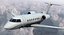 Business Jet Bombardier Challenger 604 Generic Rigged