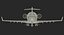Business Jet Bombardier Challenger 604 Generic Rigged