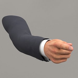 Male Arm Pointing Animated Rigged for Maya