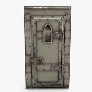 Rusted Metal Bunker Door 2