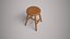 Wood stool