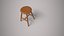 Wood stool