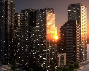 City Block Type A03 3D model