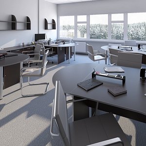 Big Office 6 in 1 3D model