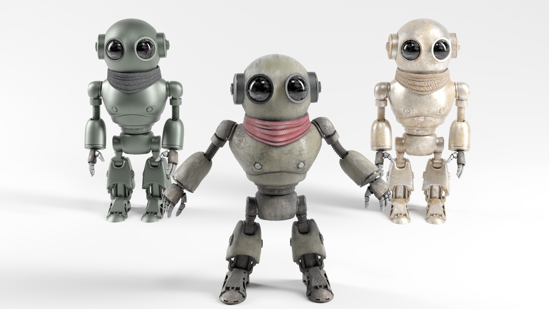 3D Robot Game Ready Mixamo Compatible - TurboSquid 2432021