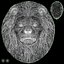 Medieval Lion Head Sculpture