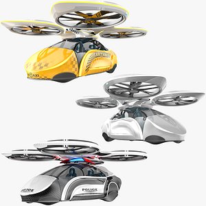 Futuristic City Transport Collection