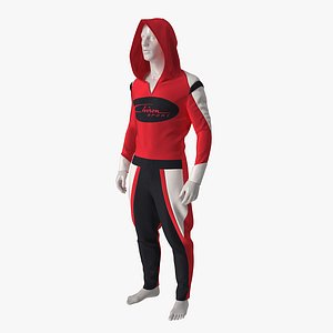 3D model sci fi sport suit