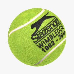 3D realistc tennis ball oficial model