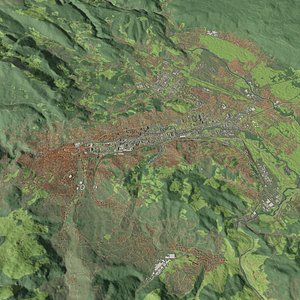 Sarajevo Bosnia and Herzegovina - city and urban 3D model