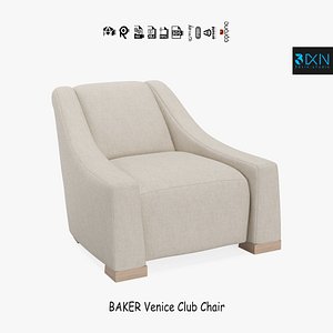 3D BAKER Venice Club Chairax