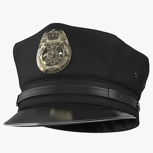 Highly Detailed Police Officer Cap