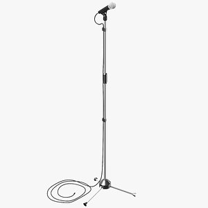 3D real microphone model