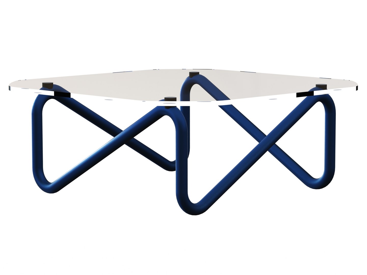 Round Aluminum Wave Table 3D - TurboSquid 2159897