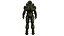Modello 3D Master Chief altamente dettagliato, armatura spartana realistica