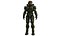 Modello 3D Master Chief altamente dettagliato, armatura spartana realistica