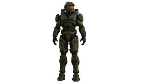 Highly Detailed Master Chief Realistic Spartan Armor