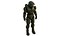 Modello 3D Master Chief altamente dettagliato, armatura spartana realistica