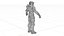 Modello 3D Master Chief altamente dettagliato, armatura spartana realistica