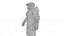 Modello 3D Master Chief altamente dettagliato, armatura spartana realistica