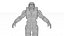 Modello 3D Master Chief altamente dettagliato, armatura spartana realistica