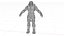 Modello 3D Master Chief altamente dettagliato, armatura spartana realistica