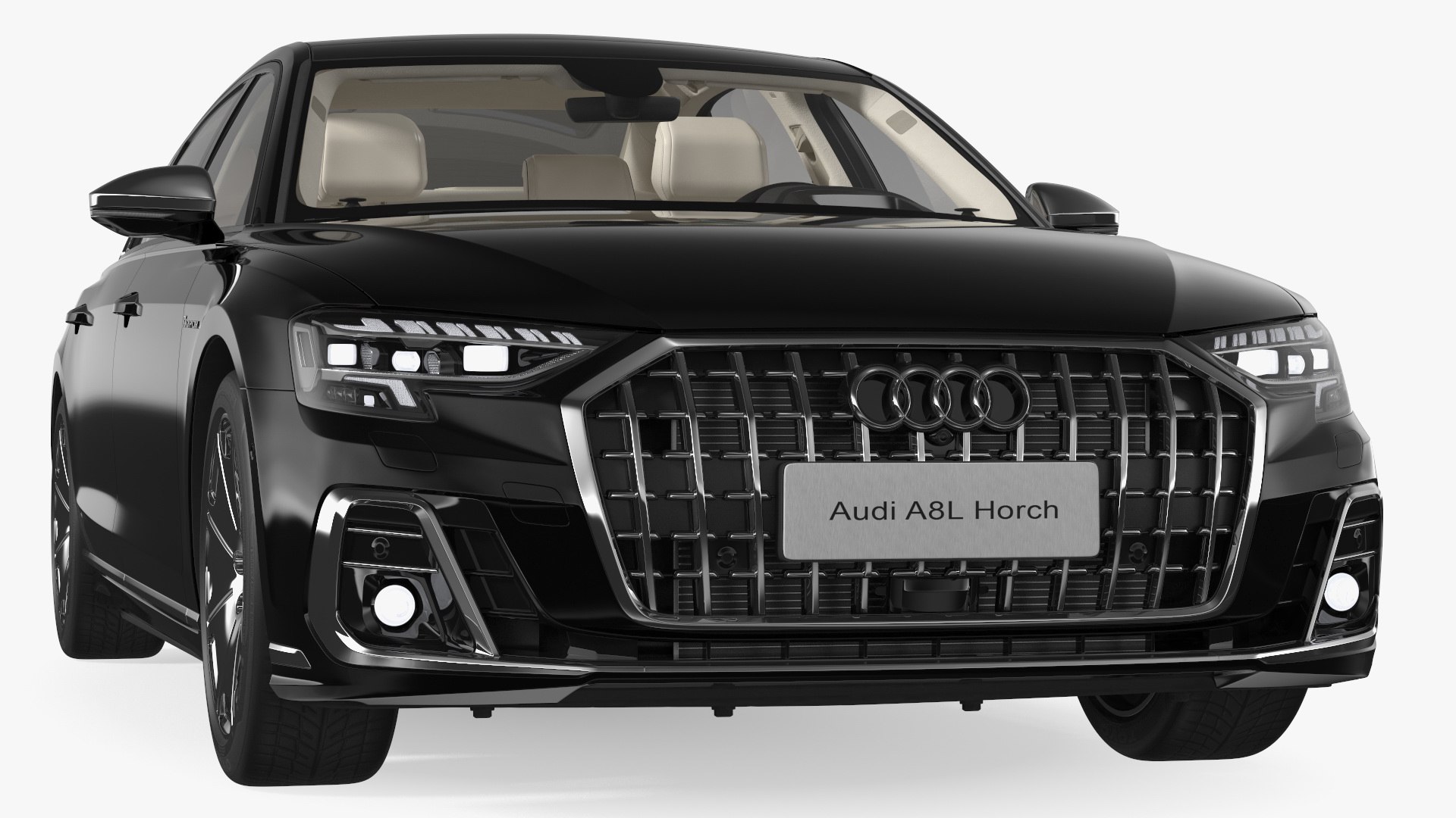 3D model Luxury Sedan Horch Audi A8L Simple Interior - TurboSquid 1987160