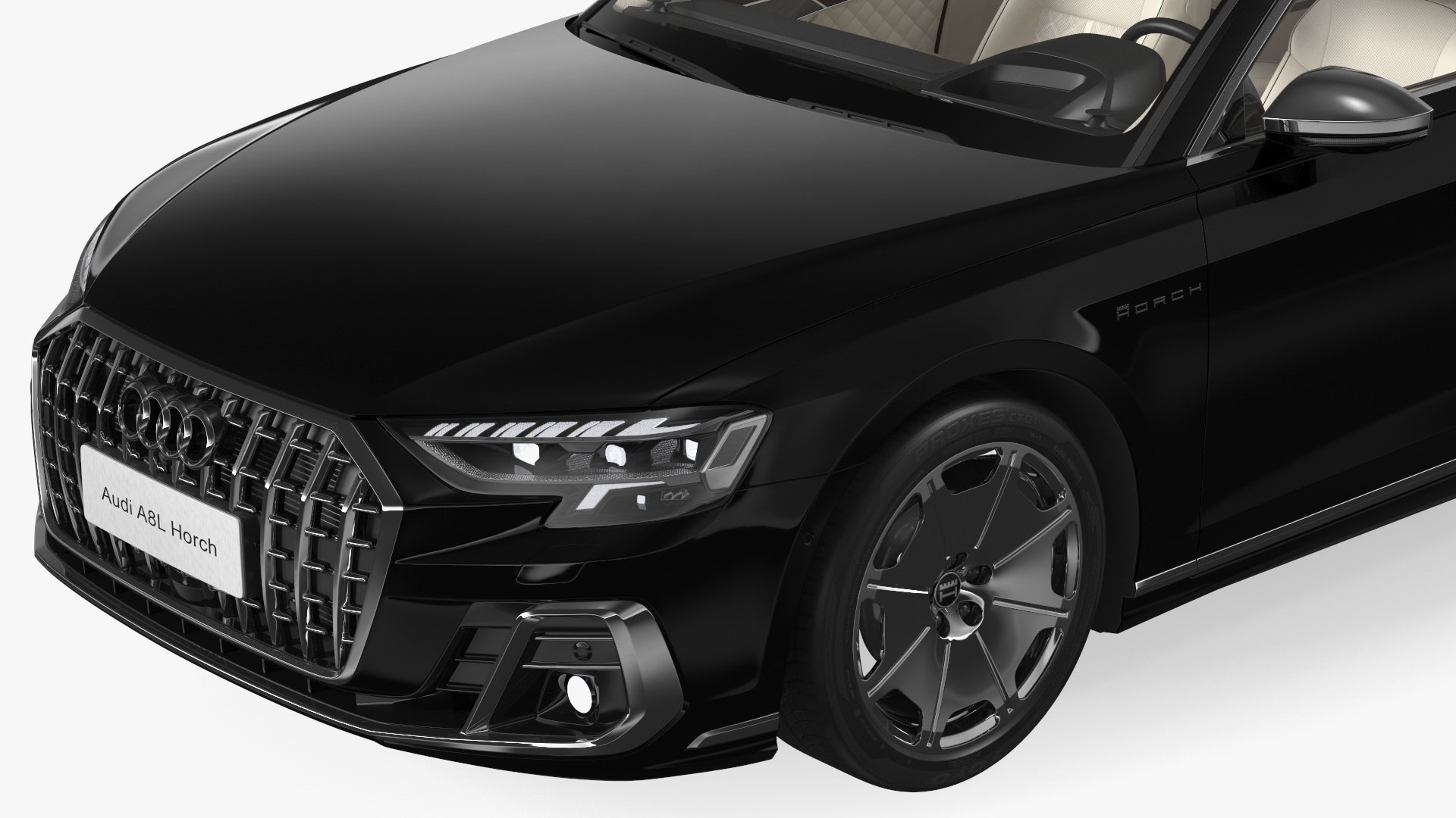 3D model Luxury Sedan Horch Audi A8L Simple Interior - TurboSquid 1987160