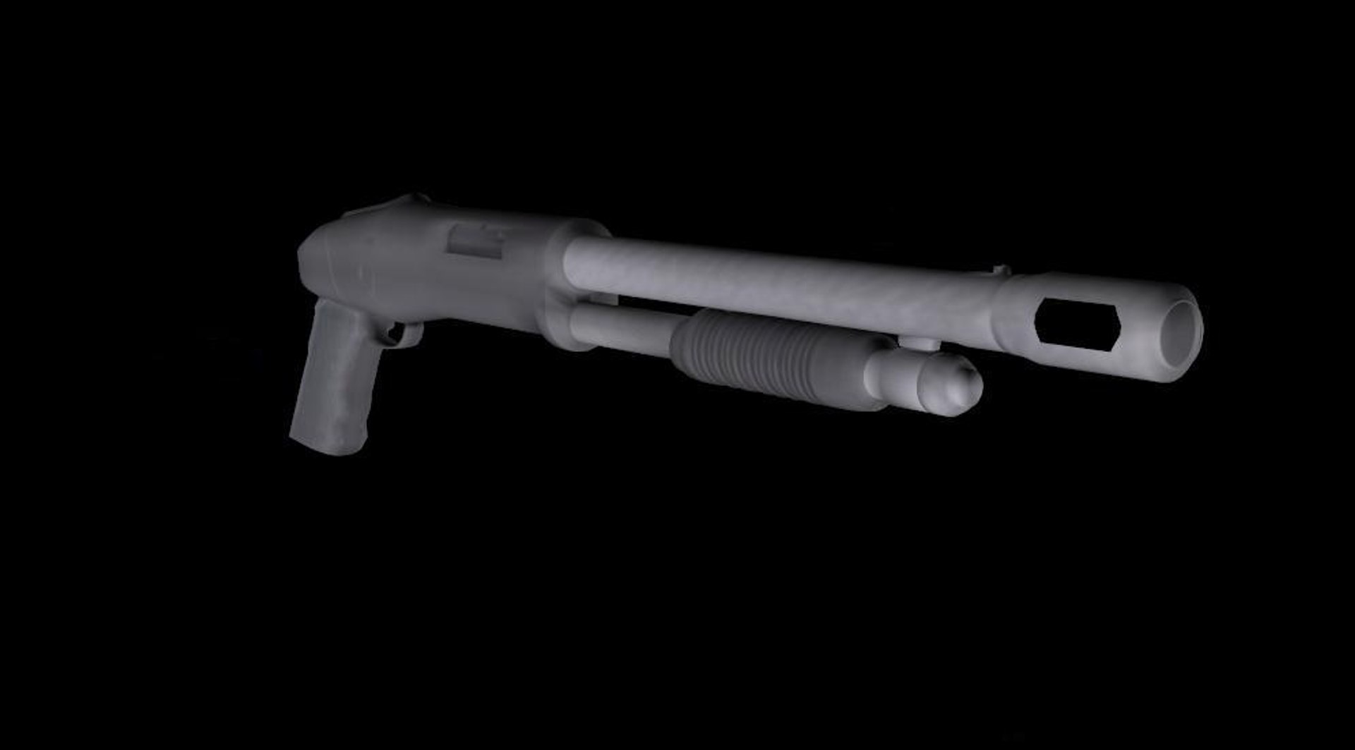 3d Model Of Shotgun