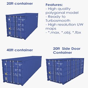 3 industrial container model