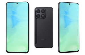 3D model Honor X8a Black Low Poly