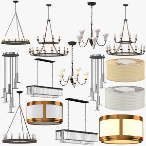 ceiling lights 3D
