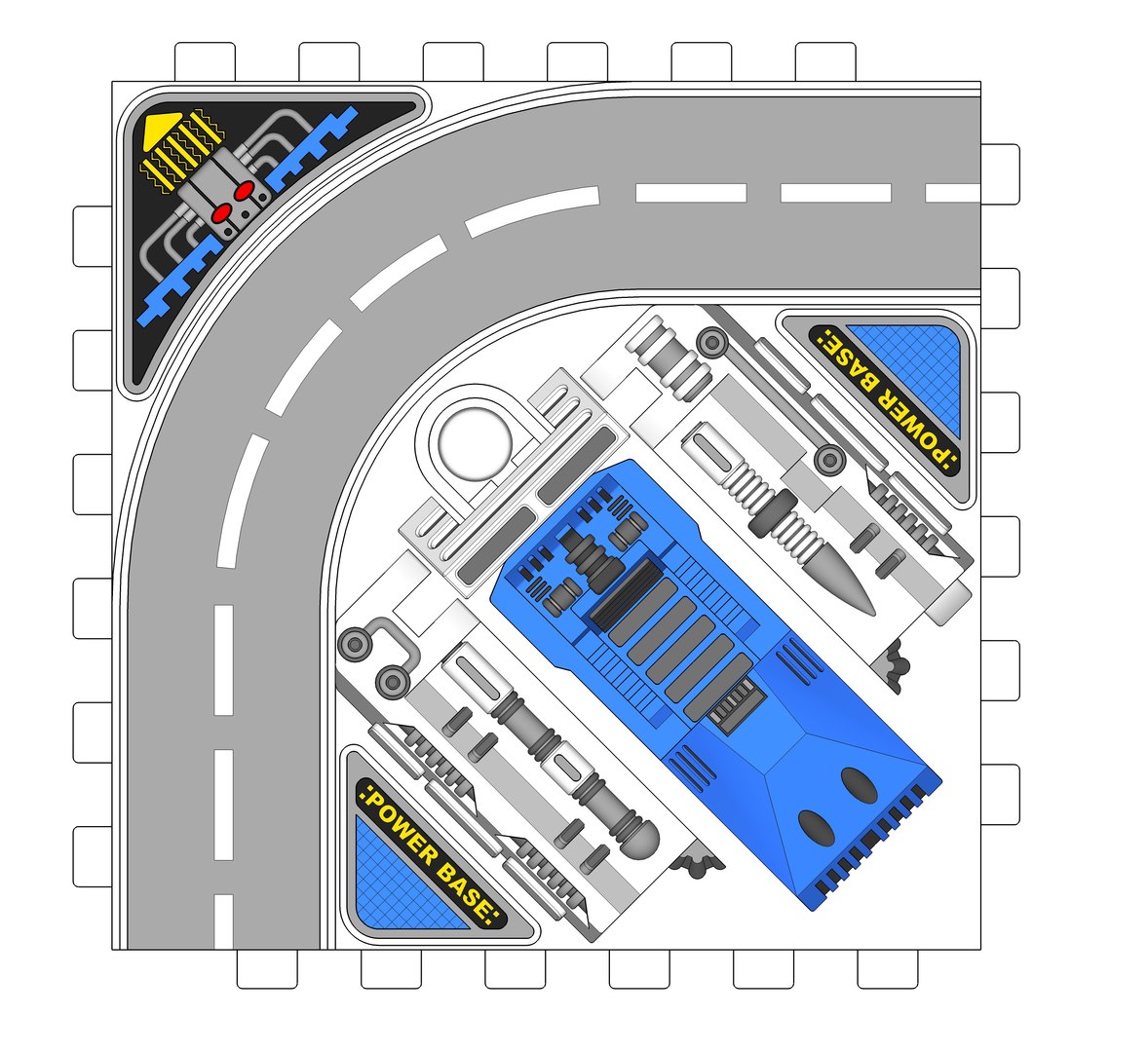 3D Diaclone Powerbase - TurboSquid 1150736
