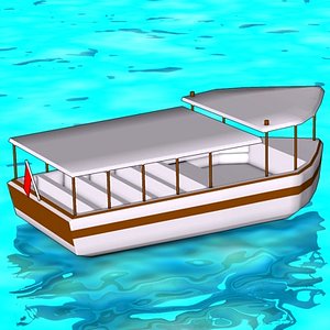3d model water taxi