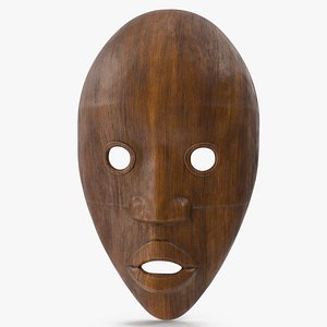 African Mask Wood
