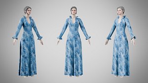 3D Dress 29 Ocean Frost v3