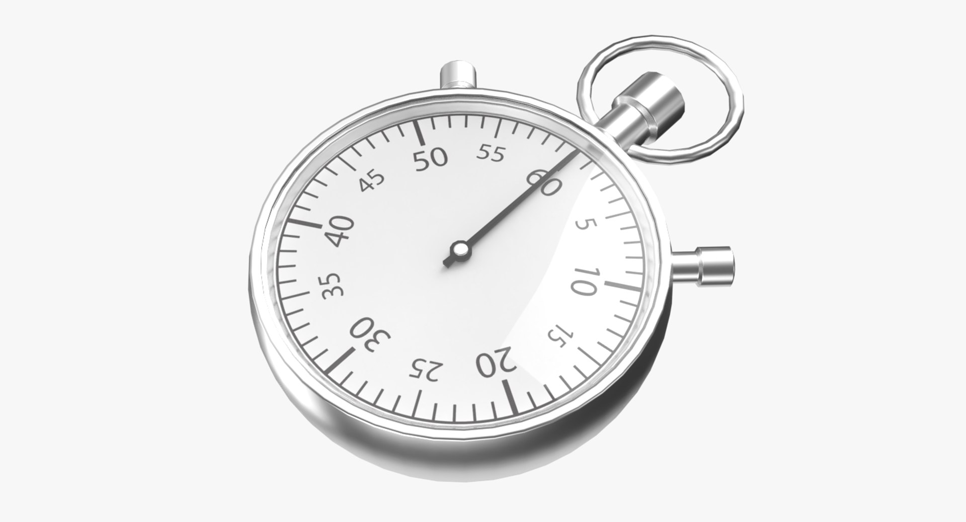Stopwatch stop 3D model TurboSquid 1331451