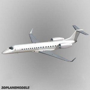 Embraer ERJ-140 Generic white
