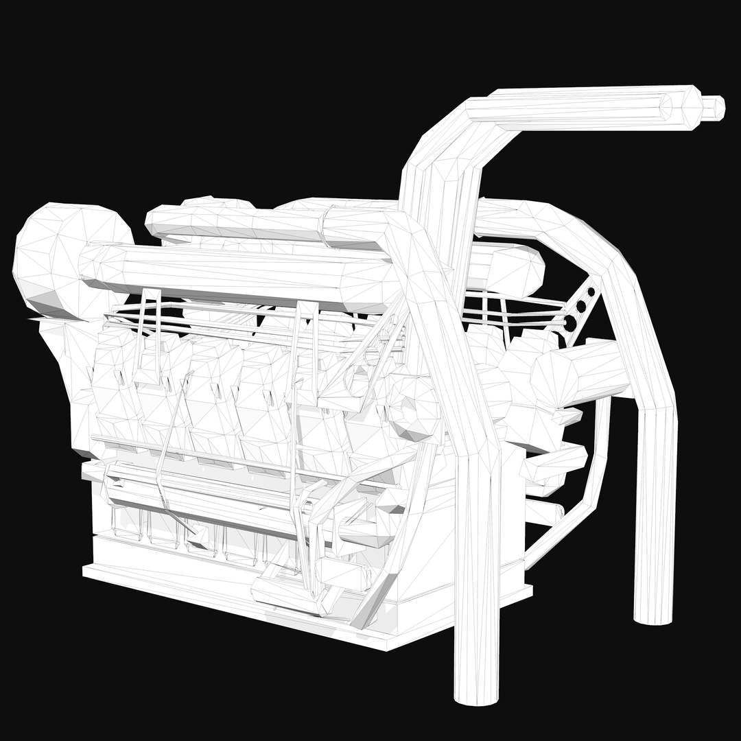 engine 3d model