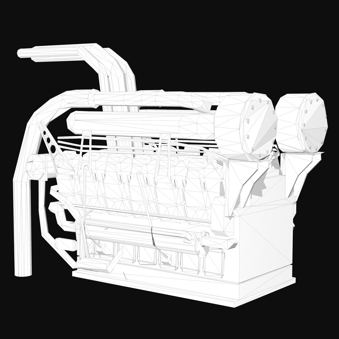 engine 3d model