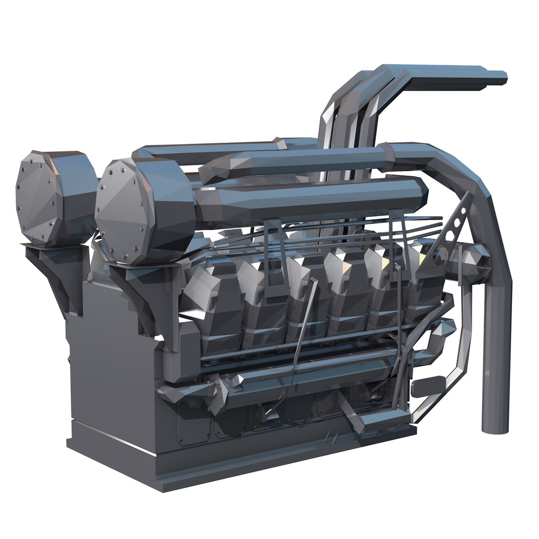 engine 3d model