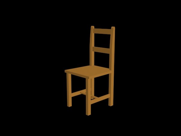 3d chair model