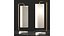 Crate and Barrel Oralee Glass Cylinder Table Lamp